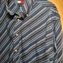 mens Tommy Hilfiger striped shirt Size Large navy Image 8