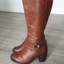 Moda In Pelle Leather Knee High Boots Size Uk 3 ( Eu 35) Image 7