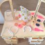 Vintage Sindy Doll Dressing Table Vanity Unit Triple Mirror Drawers Original Pedigree Furniture Image 2