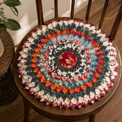 Handmade Thai Patchwork Cushion  or Wall Hanging