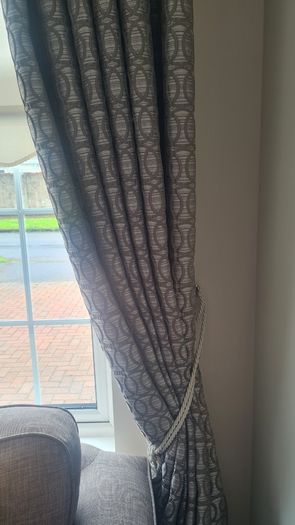 Grey curtains