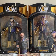 wwe AEW unrivaled series 7 The young bucks Nick Jackson & Matt Jackson action figures