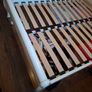 White Sleigh bed frame king size Image 3
