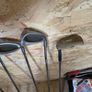 Mainly Mac Gregor golf set w Dunlop putter & 3 drivers Image 9