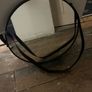 black round mirror with strap Image 3