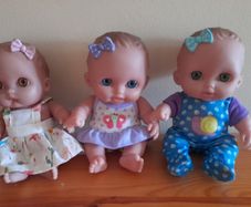 Lil Cutesies dolls x 3