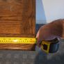 vintage oak hall table Image 6