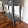 Ashford noir console table with shelf Image 4