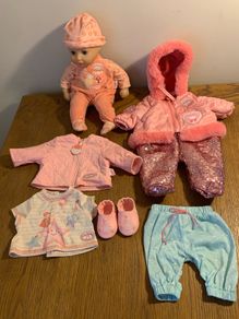 Baby Annabell + 3 outfits