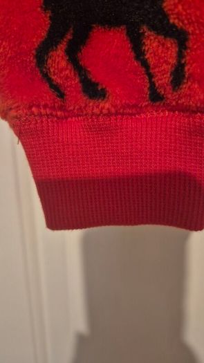 Brand new Little Blue House, by Hatley Kids, red onesie hooded fleece