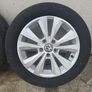 Genuine Volkswagen 16" Alloy Wheels & Dunlop Veuro VE304 Tyres (205/55/R16) Image 6