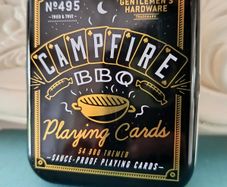 Campfire Sauce Proof BBQ Playing Cards Gentlemen's Hardware No 495 Brand New