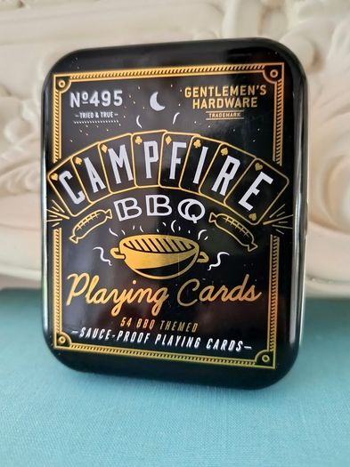 Campfire Sauce Proof BBQ Playing Cards Gentlemen's Hardware No 495 Brand New