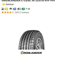 225/55R19 New Tyres