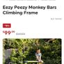 Eezy Peezy Monkey Bars Climbing Frame Image 2
