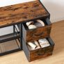 Coat Rack Shoe Rack with Coat Rack with Bench Entrance Furniture with Hooks Image 4