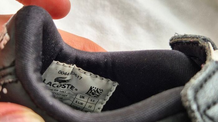 Lacoste Infant Trainers size UK 5.5 (EUR 22)