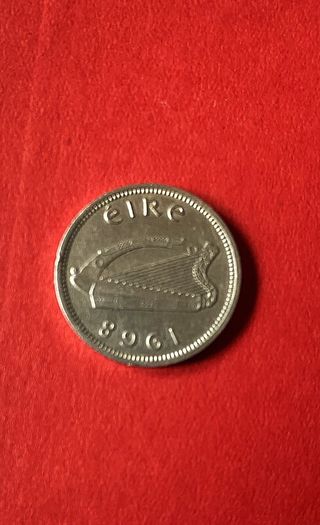 Vintage Irish Three Pence Coin - 1968