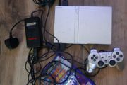 PlayStation 2 Slim Satin Silver PS2 Sony game Console