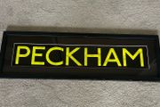 Peckham framed sign