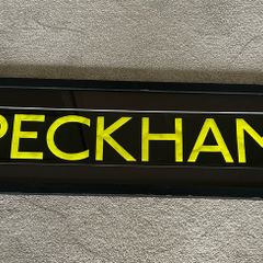 Peckham framed sign