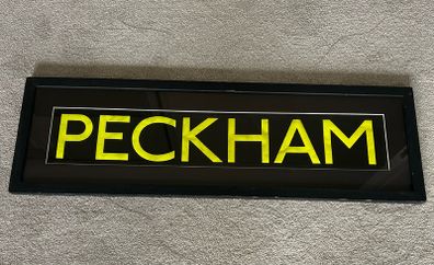 Peckham framed sign