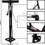 Dunlop Bicycle Stand Floor Pump Image 3