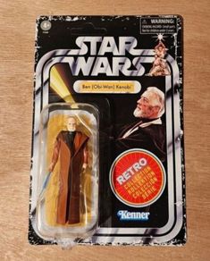 Star Wars Obi-Wan Kenobi 3.75 " Scale (Unpunctured) From The New Retro Collection New & Unopened