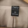 Solid khaki Color Short Business Casual Blazer Image 7