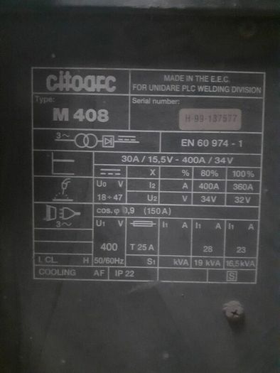 Oerlikon MiG welder