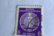 Old East Germany stamp - 6 Dienstmarke
