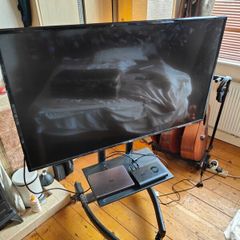 Mobile TV Stand - With shelf