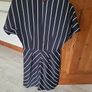 Ladies Navy and White Striped Dress NEW Size 10 Image 4