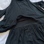 Black cold shoulder dress Image 2