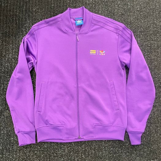Adidas Zip Up Pharrell Williams Rainbow Collection PURPLE MEDIUM