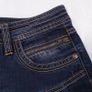 Yessica Dark Wash Indigo Denim Pleated Mini Skirt 10UK/38EU Image 4