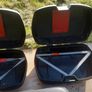 Givi motorcycle touring hard cases with Wingrack and Top Case Plate Image 6