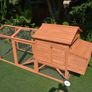 Large Chicken Coop 6-9 Birds With Wheely Image 7