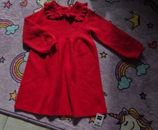 2-3years, With Tags Red Knitted Dress