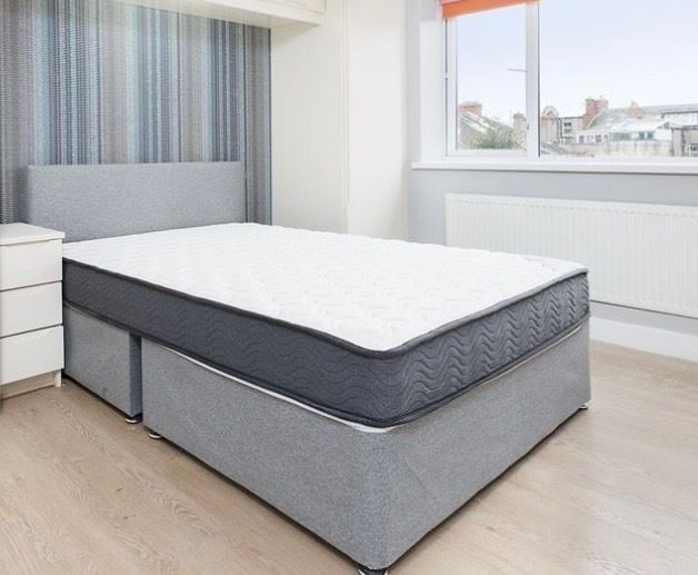 Double bed and mattress