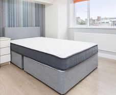 Double bed and mattress