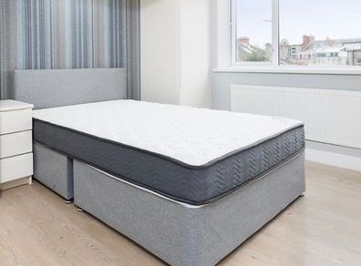 Double bed and mattress