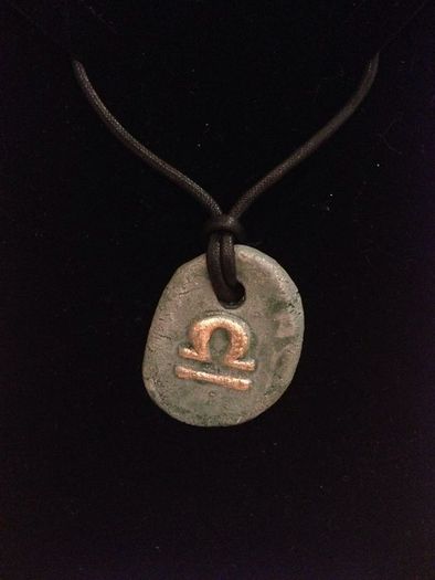 Zodiac Sun Stone Necklace - Libra