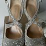 Ivory full sparkle wedding shoes. Jimmy choo dupes Image 3