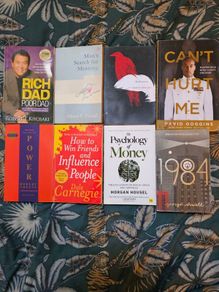 8 Self improvement Books for 25 euros