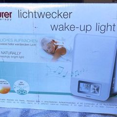 Wake Up Sunrise Light Therapy & Alarm Clock NEW