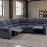 grey  recliner corner sofa Image 2