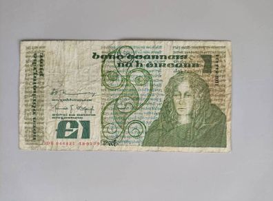 1 Punt Pound Ireland 1979 Queen Medb Banknote