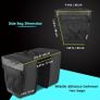 NEW SALE | Bike Pannier Rear Rack Bag, 28L Waterproof Double Bicycle Rear Seat Trunk Carrier, Reflective Anti-Tear Cycle Saddle Luggage Pack Storage Pouch for Grocery Shopping Commuter Long Cycling Touring Image 5
