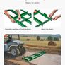 8FT Tow Behind Drag Harrow For ATV UTV Tractor and Lawn Leveling with Adjustable Bars and 72in Chain Image 5